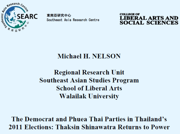 Nelson, Democrat and Phuea Thai