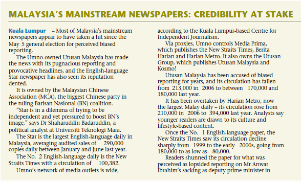 Malaysia papers 1
